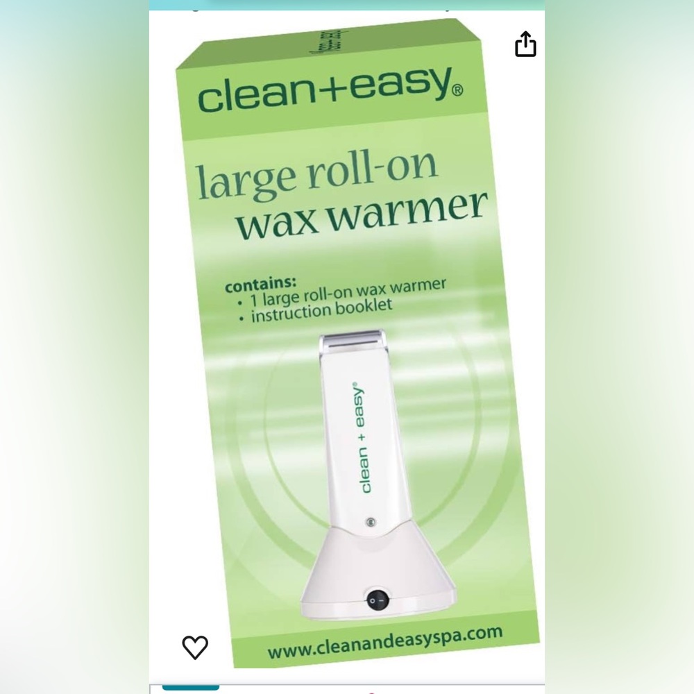 Clean + Easy hair removal kit with 6 refills